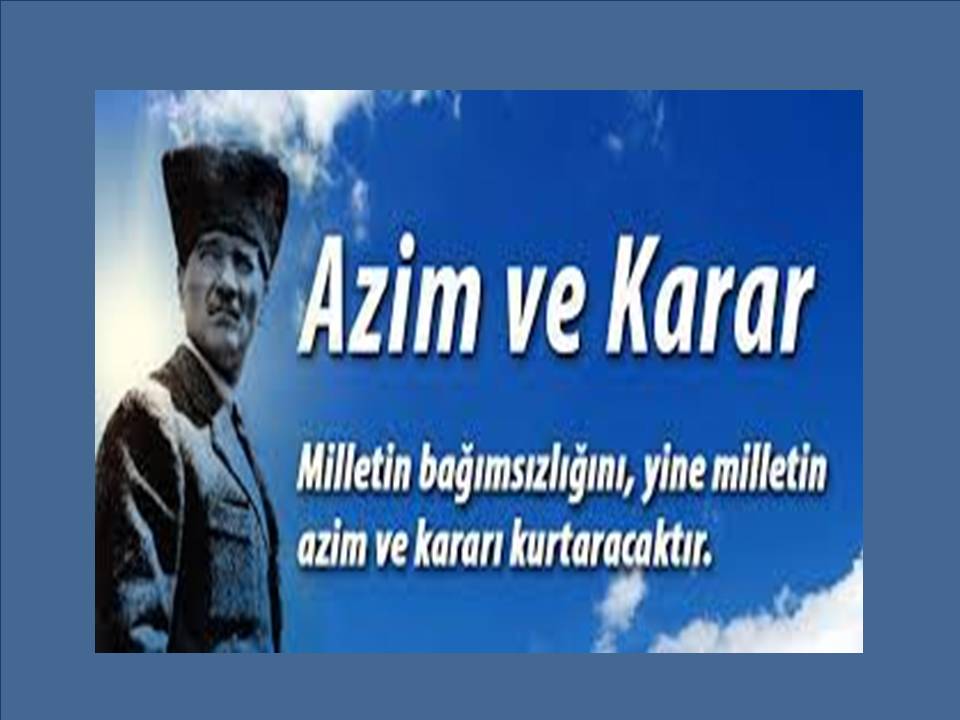 AZİM VE KARAR