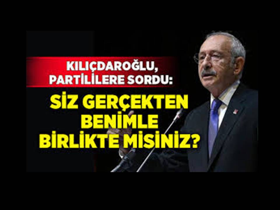 BİRLİKTE DEĞİLİZ