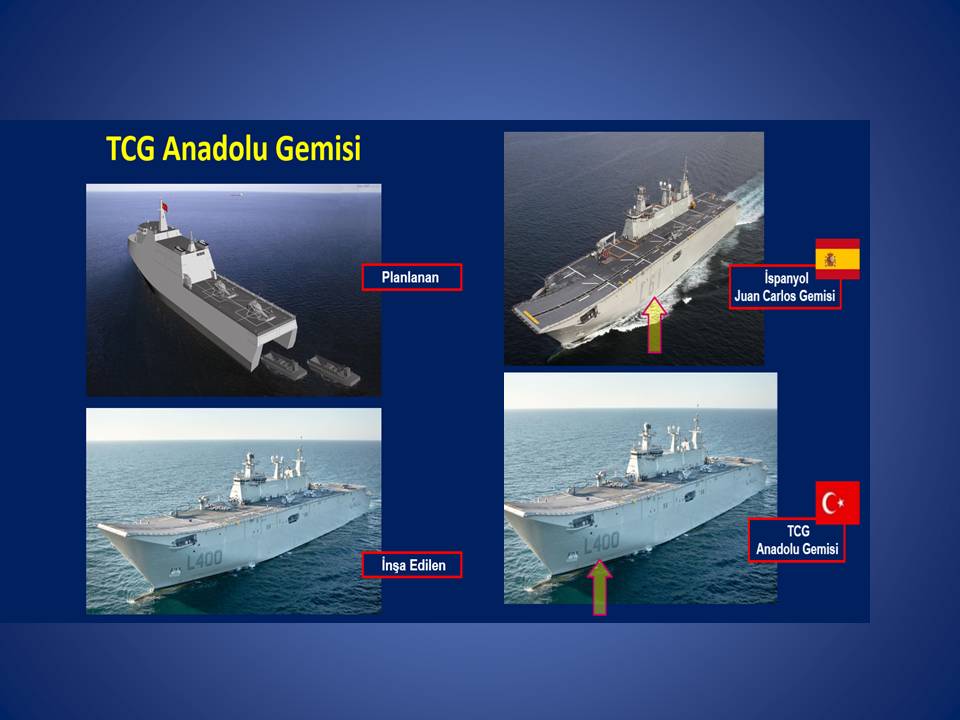 TCG ANADOLU GEMİSİ SAVAŞTA KULLANILAMAZ!