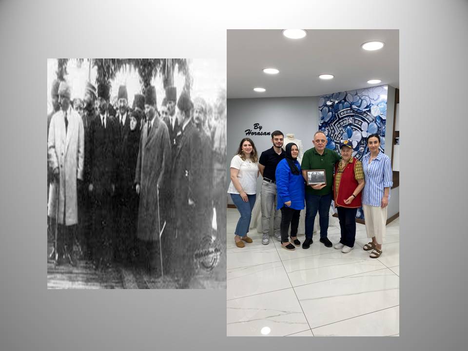 ATATÜRK YÜZ YIL ÖNCE RİZE’DE İKİ EVİN BAHÇESİNDE KAHVE İÇTİ